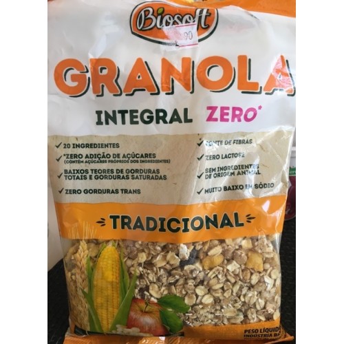 Granola Integral Zero - Bíosoft 500 G